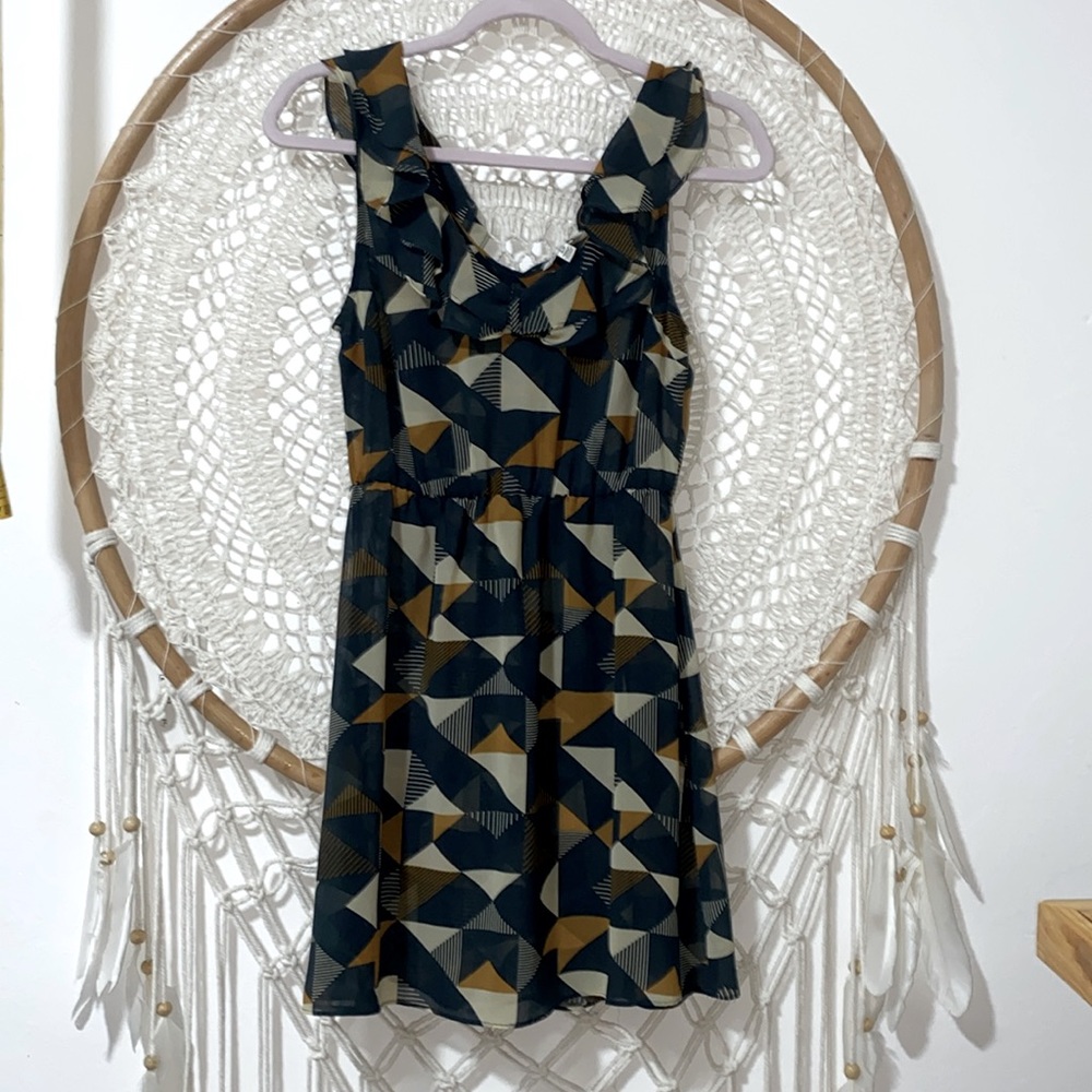I Love H81 An American Brand Blue patterned Dress